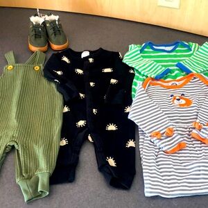 Boys 0-3 month bundle perfect for fall weather